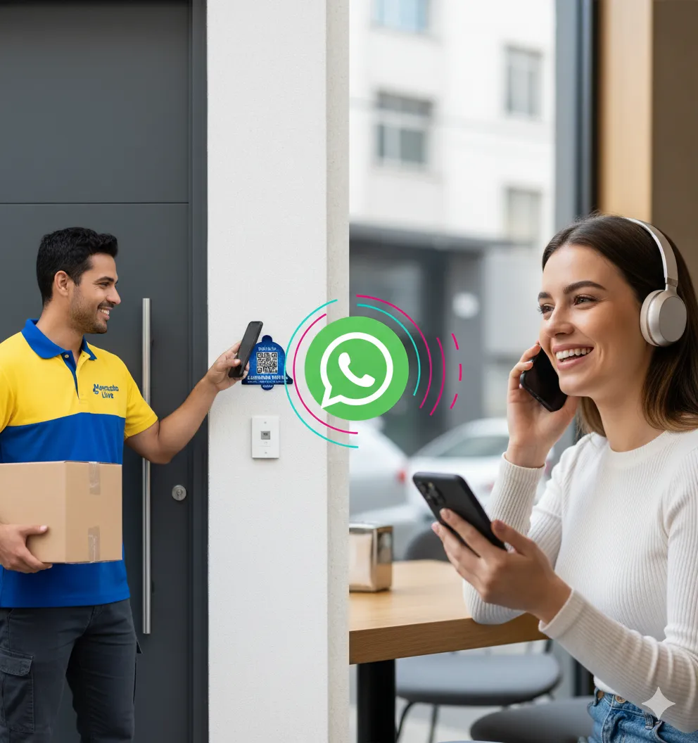 Celular recebendo notificação